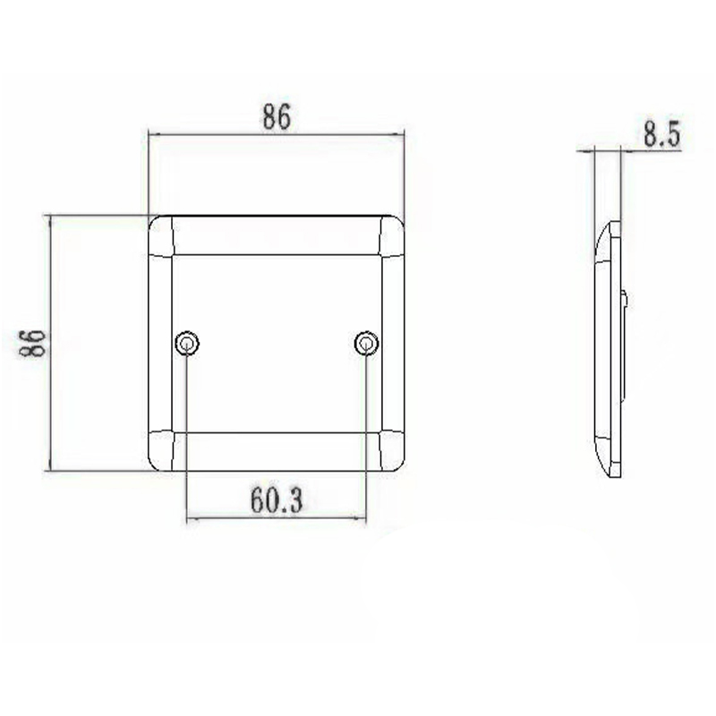 Atenuador de ventilador de 250 W HK6351F Zócalo de interruptor de baquelita