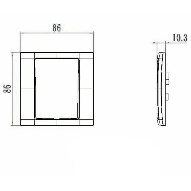 Interruptor de plástico de 4 vías y 2 vías HK6142S